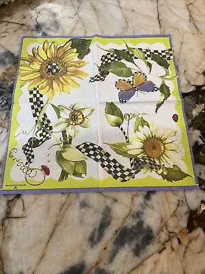 MacKenzie-Childs SUNFLOWER Cocktail Paper 1 Napkin For Decoupage. • $3