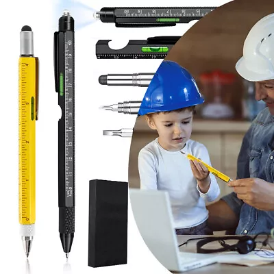 14 In 1 Multitool Tech Tool Pen Cool Construction Gadgets Ballpoint Pen For Men • $13.99