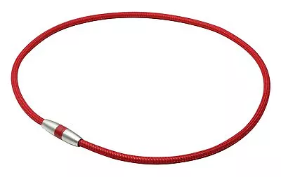 Phiten Necklace RAKUWA Magnetic Titanium Necklace Bordeaux/Metallic Red 45cm • $46.67