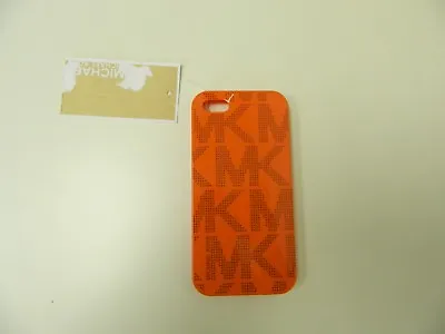 Michael Kors ORANGE Case Cover For Iphone 5 Tangerine SIGNITURE PLASTIC NWD A13. • $10.78