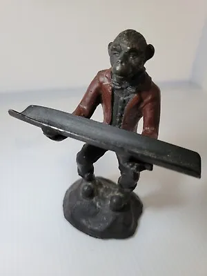 Bombay Company Bellhop Painted Butler Monkey Ink  Pen Holder Cast Iron~Desk Gift • $35.95