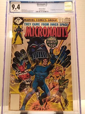 The Micronauts#1 Cgc 9.4 White Pgs!1app.of Baron Karza & Bug!multi-pack Edition! • $19.99