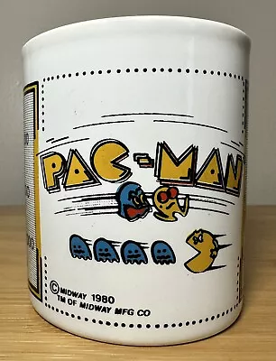 Vintage Rare Version 1980 PAC-MAN Mug MIDWAY STAFFORDSHIRE ENGAND KILN CRAFT • $16