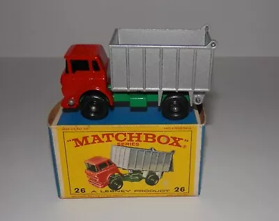 Vintage Matchbox Series #26 GMC Tipper Truck With Original Box MINT 1969 • $34.99