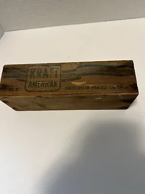 VTG Kraft American Wooden Cheese Box. • $9.99