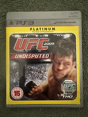 UFC Undisputed 2009 (PlayStation 3) FREE FAST P&P • £3.99