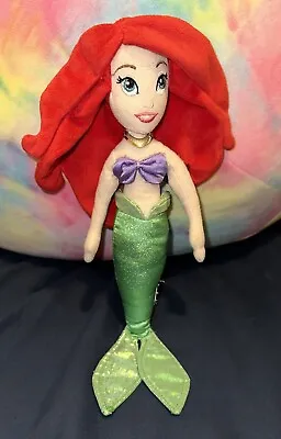 Disney The Little Mermaid ARIEL 10” Soft DOLL Plush Stuffed Toy • $9.95