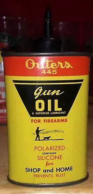 Vintage Outers 445 Gun Oil Fishing Reel Lubricant-Firearms Oiler • $35