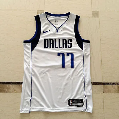 Luka Doncic #77 Dallas Mavericks White Jersey Size L • $36