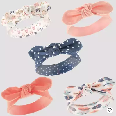 NWT Hudson Baby Knotted Headbands - 5-Pack - Multi - Size: One • $4.24