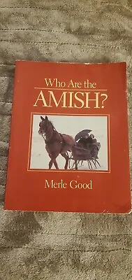 Who Are The Amish? By Merle Good 1985 Vintage Paperback Coffee Table Book • $13.99
