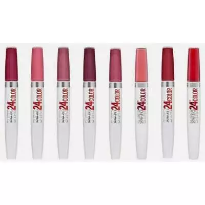 Maybelline Super Stay 24HR 2 Step Lip Colour Lipstick & Balm-Choose Your Shade • $10.10