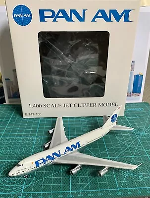 Aeroclassics 1:400 Pan Am Boeing 747-100 Reg: N744PA Operation Desert Storm NEW • $249.75