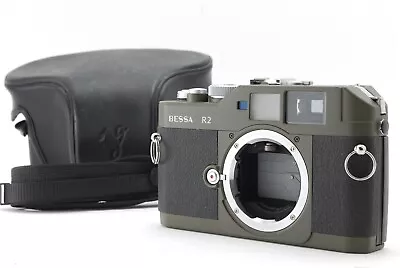 Read [MINT W/Case] Voigtlander BESSA R2 Olive Rangefinder Film Camera Japan 1195 • $899.99