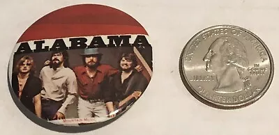 Excellent Condition Vintage Alabama Collectible Concert Pinback Button Pin • $9.99