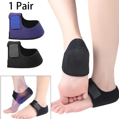 Heel Support Protectors Pads Planter Fasciitis Heel Cups Spur Therapy Wraps Pain • $9.97