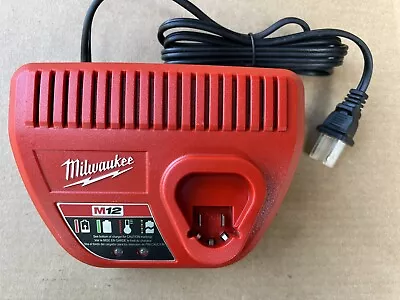 🇺🇸Genuine Milwaukee M12 OEM Battery Charger  48-59-2401 Lithium Ion 12V🇺🇸 • $11