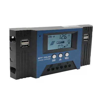 30A  Solar  Controller 12/24V Auto  Solar Panel Controller E1J3 • £17.34