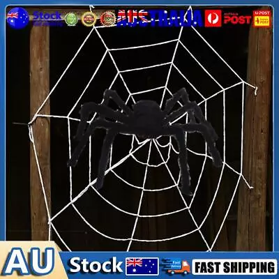 Plush Black Scary Spiders Prank Toys Halloween Decor For Yard Giant Spider Decor • $8.99