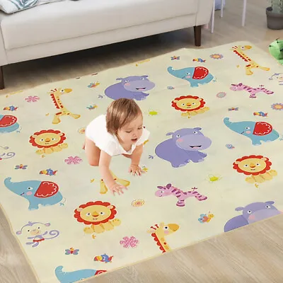 £15.65 • Buy 1.8*1.5m Baby Play Mat Crawling Soft Blanket Waterproof Folding Picnic Carp UK