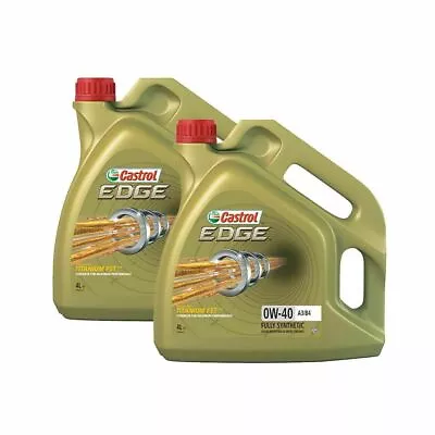 £89.99 • Buy Castrol Edge FST 8 Litre 0W40 A3/B4 High Performance Fully Synthetic Car Oil
