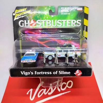 2017 Johnny Lightning Ghostbusters Vigo's Fortress Of Slime Ecto-1a Dodge Monaco • $149.96