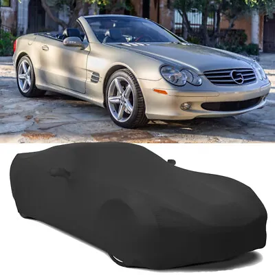 For Mercedes-Benz SL500 SL600 Indoor Car Cover Stain Stretch Dust-proof Black • $127.21