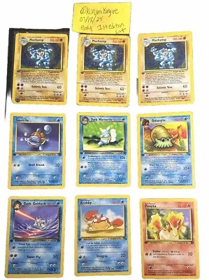 1st Edition Team Rocket&Fossil Mixed Lot Of (9) • $25