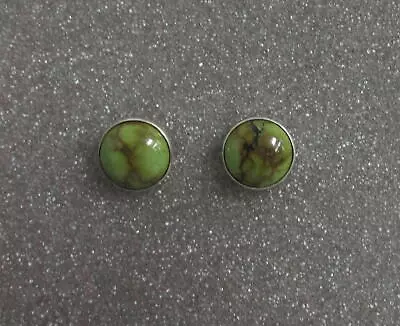 $18.99 • Buy Jay King Hubei Turquoise Sterling Silver Round Stud Earings