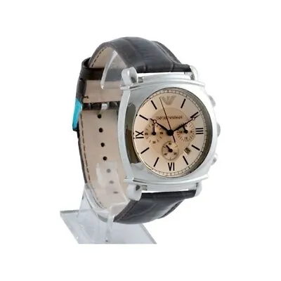 Emporio Armani AR0286 - Mens Classic Leather Strap Designer Watch • £149
