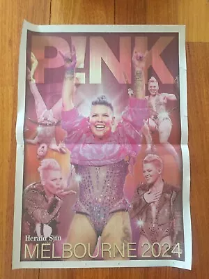 PINK Melbourne 2024 Tour - Poster - Herald Sun • $7