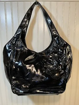 Nicole Miller Flower Applique Shoulder Bag • $5.63