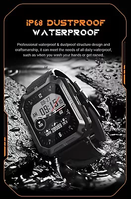 2023 Military Smart Watch For Men(Answer/Make Calls) • $29.99