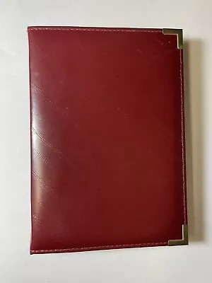 Vintage Day Planner Faux Leather Project Manager With Calculator • $16.99