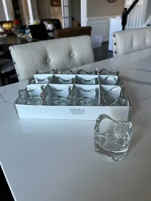 13 New W/tags IKEA Clear Glass Candle Holders Votive Tealight 602.590.96 • $14.95