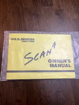 US Divers Aqua-Lung SCAN 4 Computer Original Owners Manual • $14.99