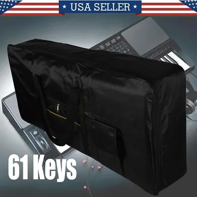 61 Keys Keyboard Bag Waterproof Electric Piano Padded Case For Yamaha Korg Casio • $27.99