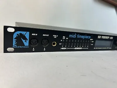 MOTU Mark Of The Unicorn MTPAV MIDI Timepiece MTP AV Time Studio Rack 🔥🔥💥 🎹 • $115