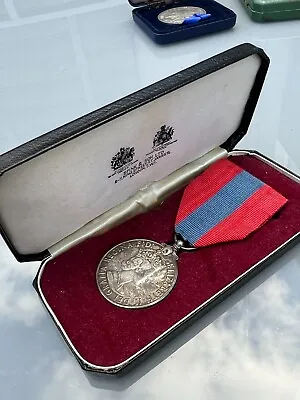 Cased Er Ii For Faithful Service Medal - Ralph William Donald Creffield • £34.99