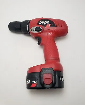 Skil 12V NiCd 3/8  Cordless Drill/Driver 2466 F012 2466 00 With Battery  • $10