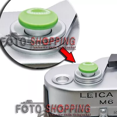 Soft Shutter Release Button Green Fits Fujifilm X-pro2 X-pro3 X100s X-t10 • £9.85