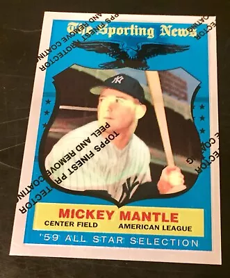 1997 Topps 564 Mickey Mantle The Sporting News W/ Protective Coating Yankees HOF • $7.99