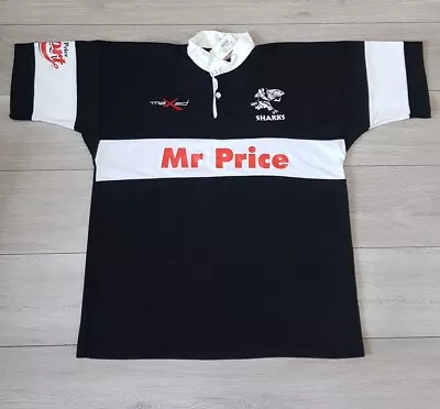 NEW Natal Sharks Rugby Home Shirt Currie Cup 2009 - Maxed Large L Jersey Top A6V • £99.99