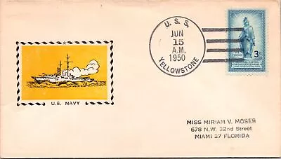 USS Yellowstone - 6.15.1950 - F52351 • $2.99