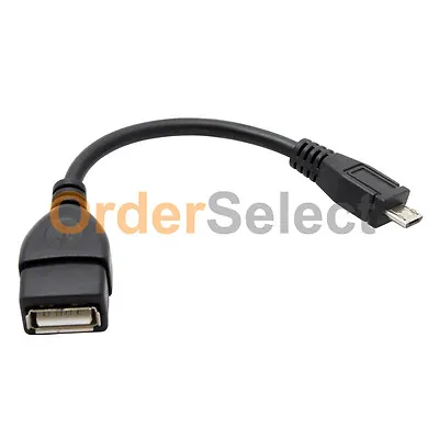 USB Micro B To A Adapter OTG Cord For Phone Samsung Galaxy Note 2 3 4 5 300+SOLD • $2.99