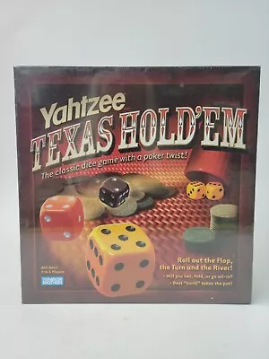 Yahtzee Texas Hold'em Poker Style Dice Game Hasbro NIB Sealed Parker Brothers  • $18.74