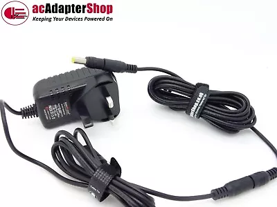 6 Metre Long 9V AC Adapter Charger Power Supply For X Rocker Gaming Chair UK • £11.39