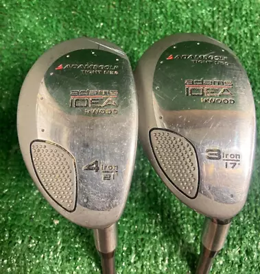 $89.67 • Buy Adams Tight Lies I-Wood Hybrid Set 3/17* And 4/21* RH Senior Graphite New Grips