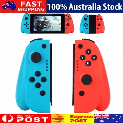 Left + Right Wireless Controller Gamepad For Nintendo Switch Joy Con Bluetooth • $32.95