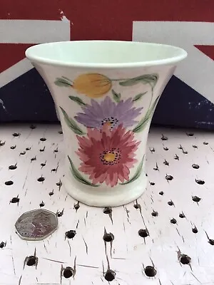 Vintage E. Radford Hand Painted Flower Vase • £8